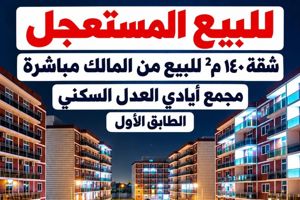 للبيع شقة في مجمع الايادي